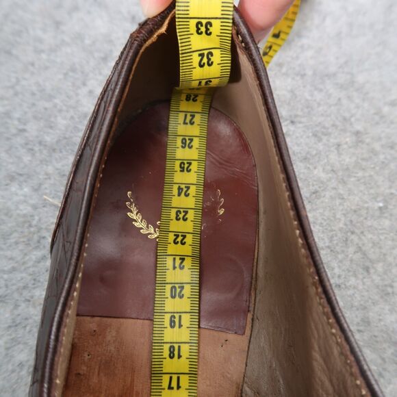 Kow Hoo Shoes Mens 45 Oxfords Exotic Leather Classic Goodyear Welt Handcrafted main image 12